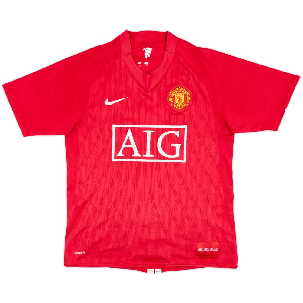 2007-09 Manchester United Home Shirt - 5/10 - (S)