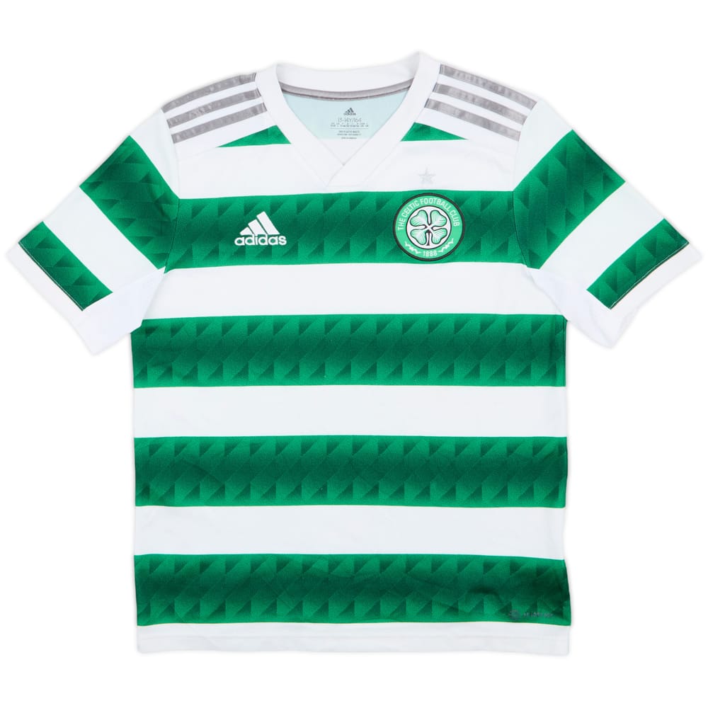 2022-23 Celtic Home Shirt - 8/10 - (L.Boys)