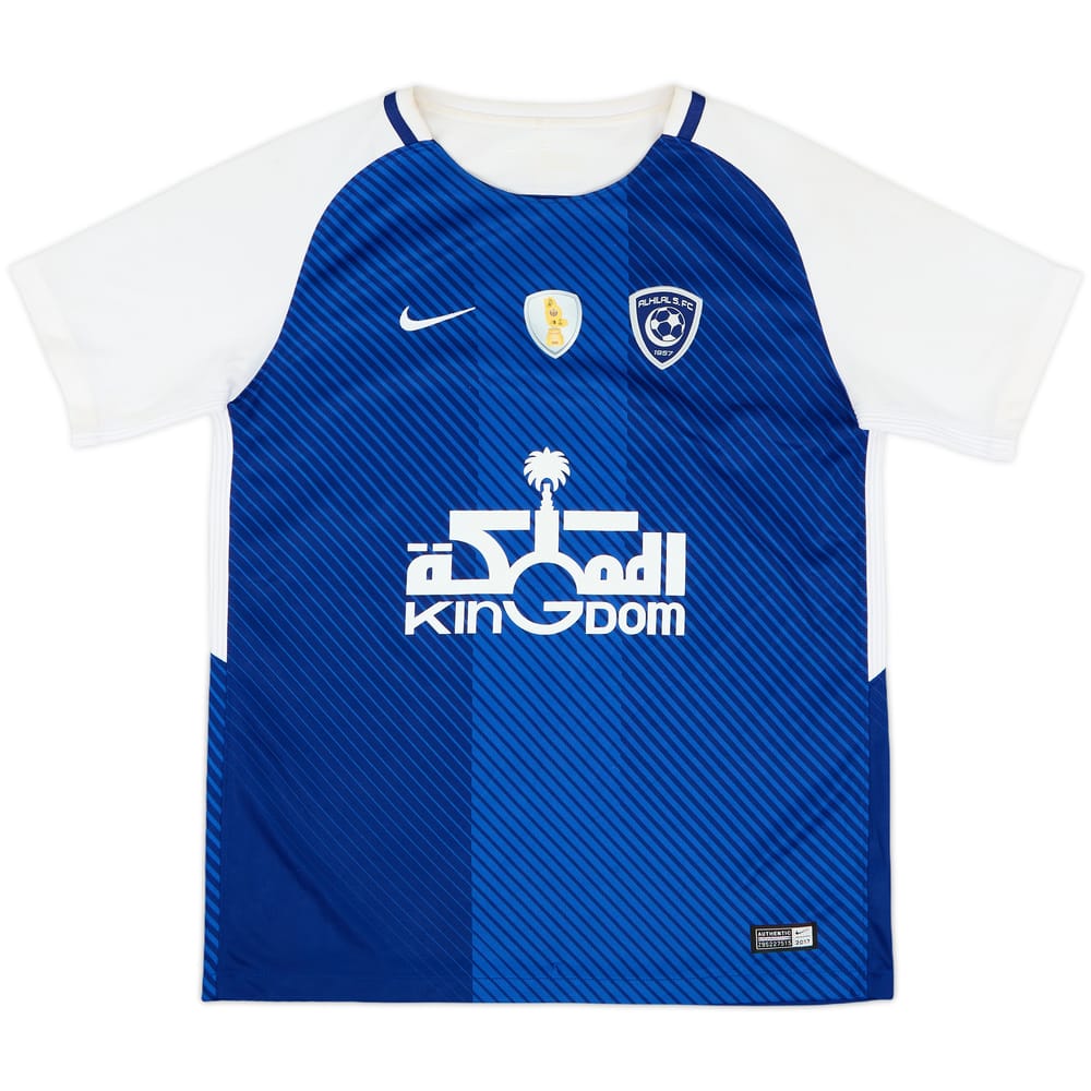 2017-18 Al Hilal Home Shirt #12 - 7/10 - (XL.Boys)