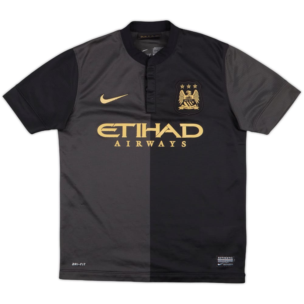 2013-14 Manchester City Away Shirt - 8/10 - (M.Boys)
