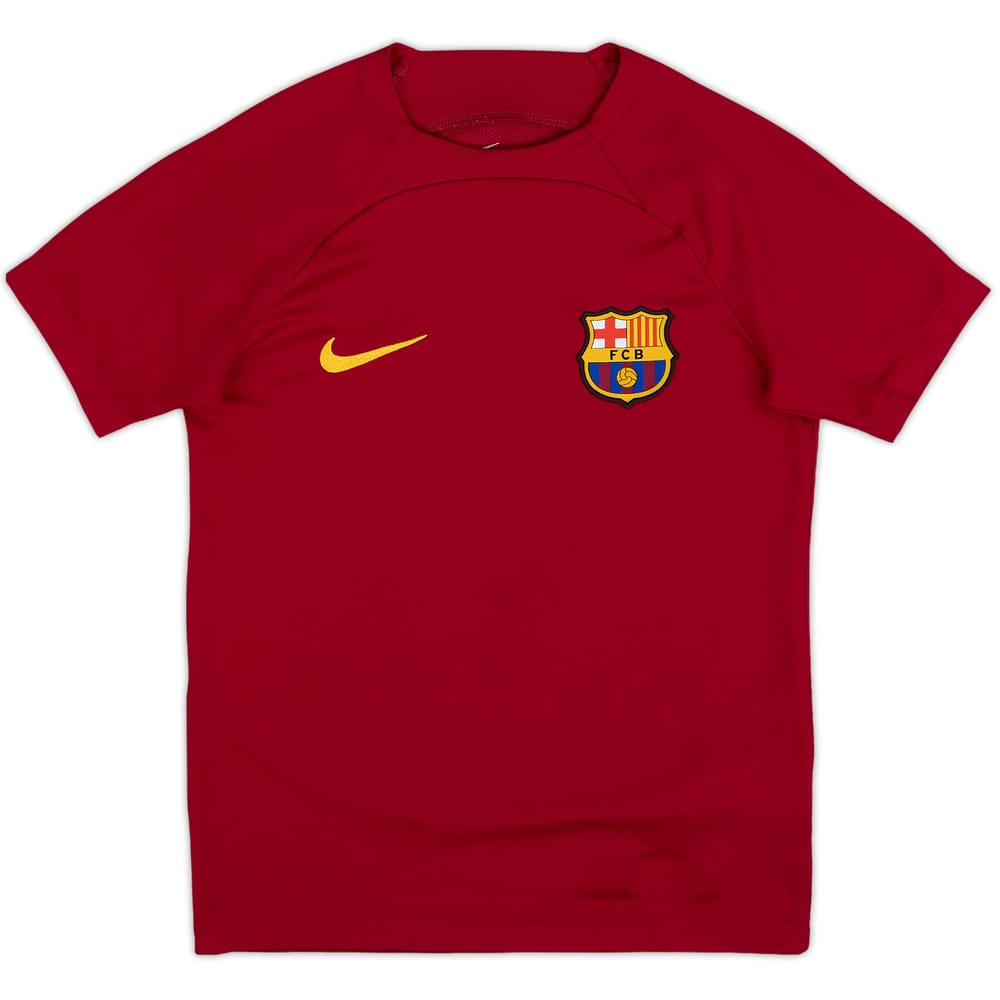 2023-24 Barcelona Nike Training Shirt - 9/10 - (S.Boys)