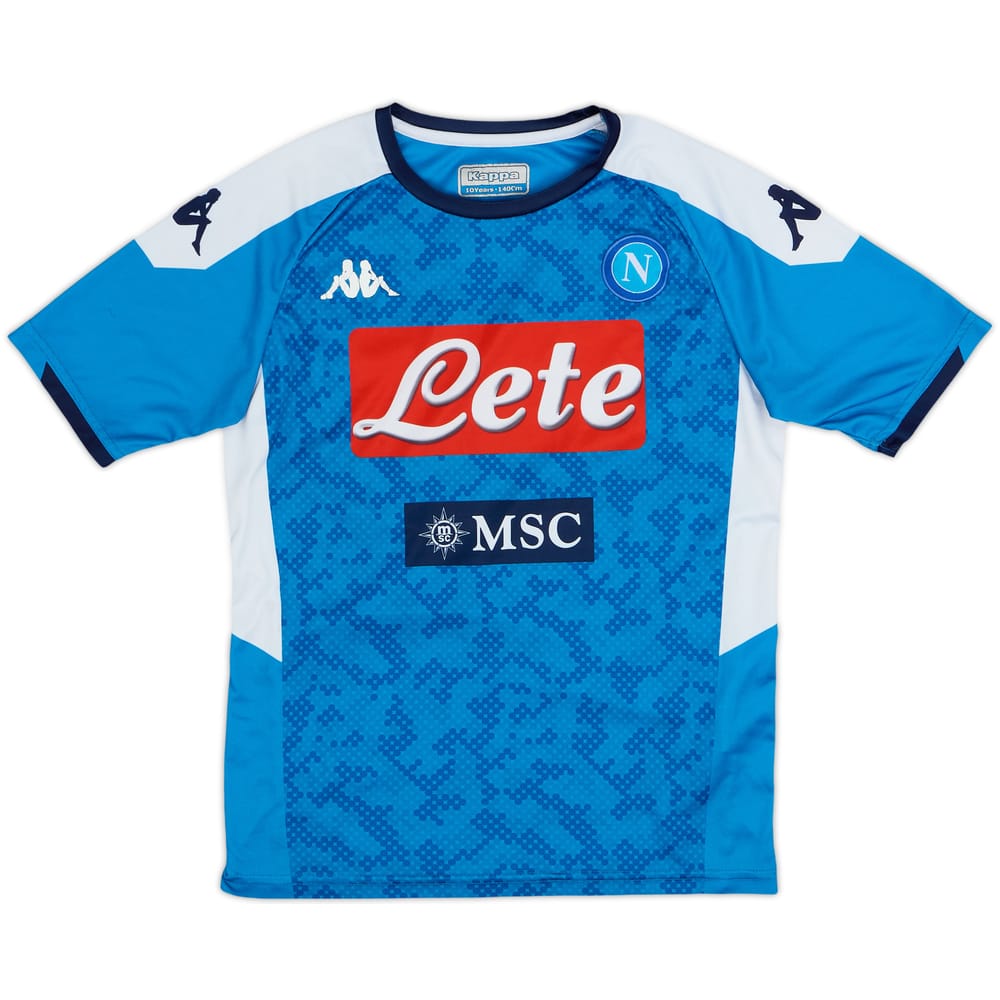2019-20 Napoli Home Shirt - 7/10 - (M.Boys)