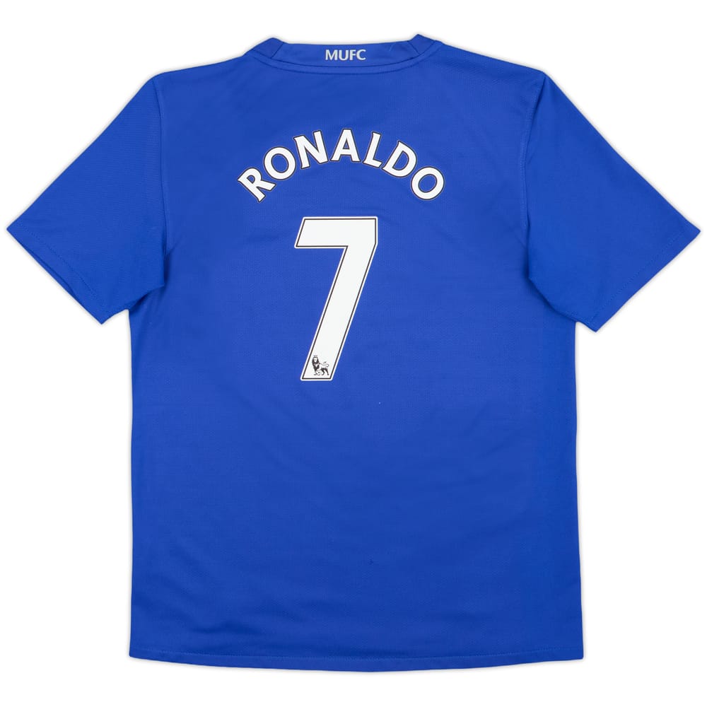 2008-09 Manchester United Third Shirt Ronaldo #7 - 8/10 - (L.Boys)