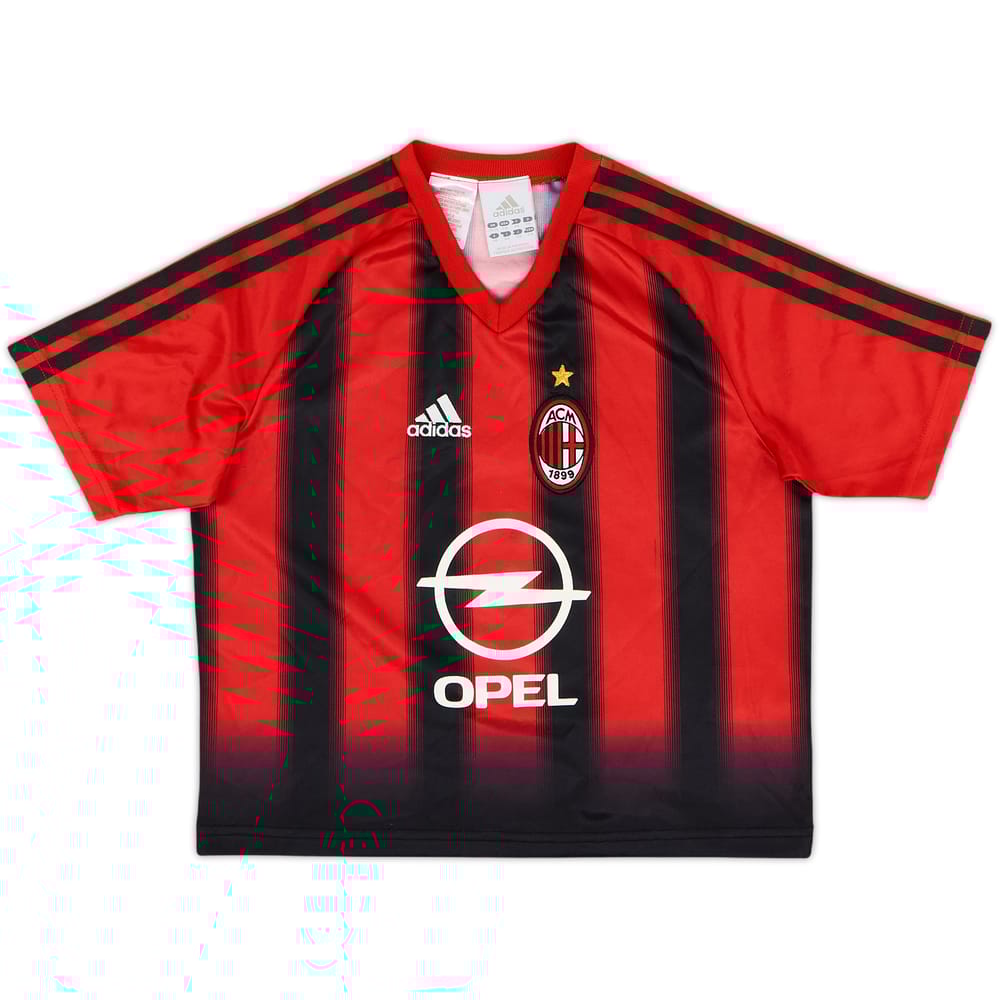 2004-05 AC Milan Home Shirt - 9/10 - (6-7 Years)