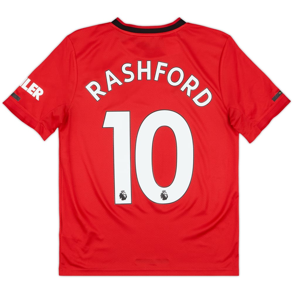2019-20 Manchester United Home Shirt Rashford #10 - 8/10 - (L.Boys)