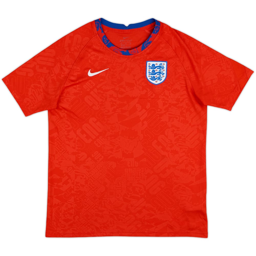 2020-21 England Nike Training Shirt - 7/10 - (XL.Boys)