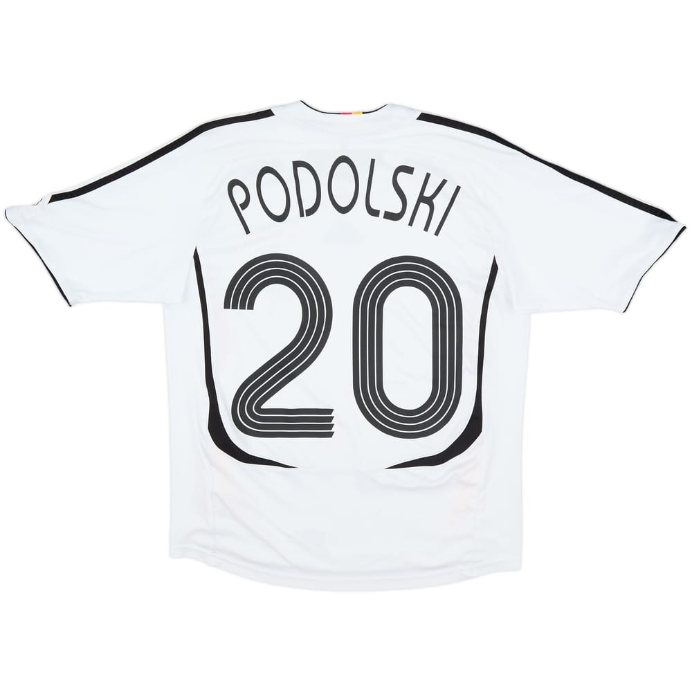 2005-07 Germany Home Shirt Podolski #20 - 8/10 - (L.Boys)