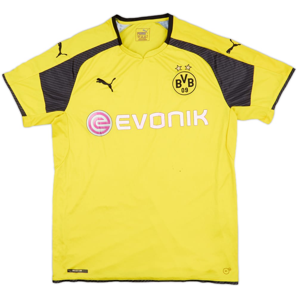 2016-17 Borussia Dortmund Home European Shirt - 4/10 - (L)