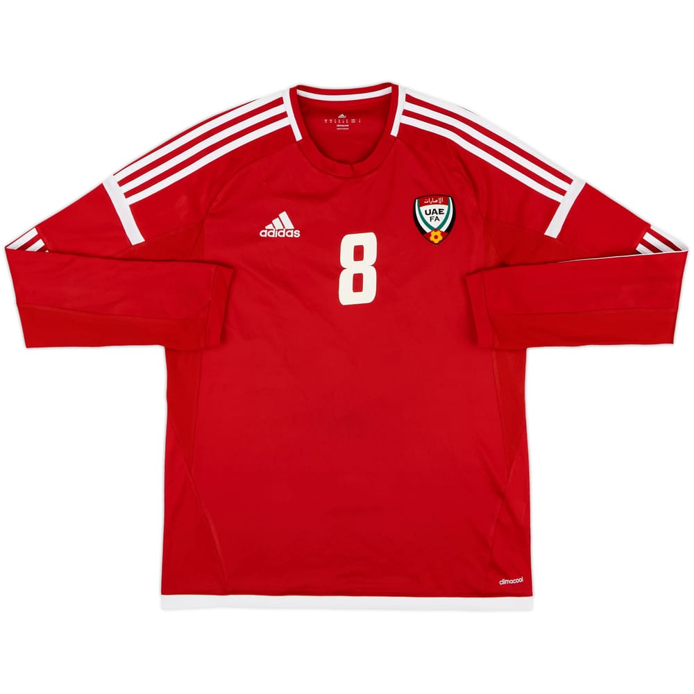 2016-18 UAE Away L/S Shirt #8 - 9/10 - (M)