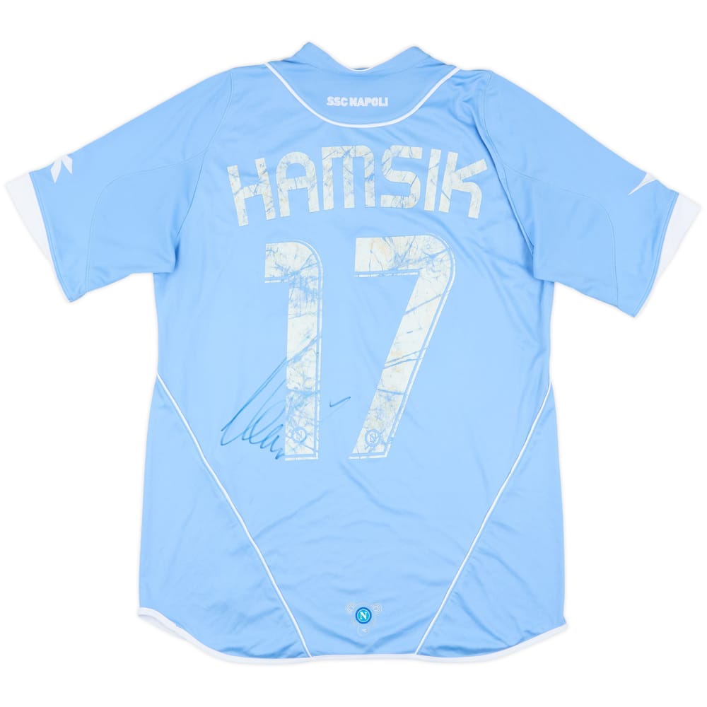 2007-08 Napoli Home Shirt Hamsik #17 - 5/10 - (S)