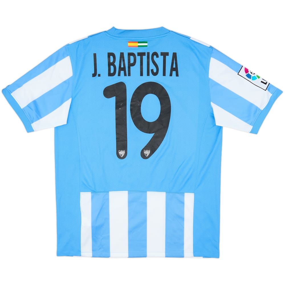 2011-12 Malaga Home Shirt J.Baptista #19 - 7/10 - (M)