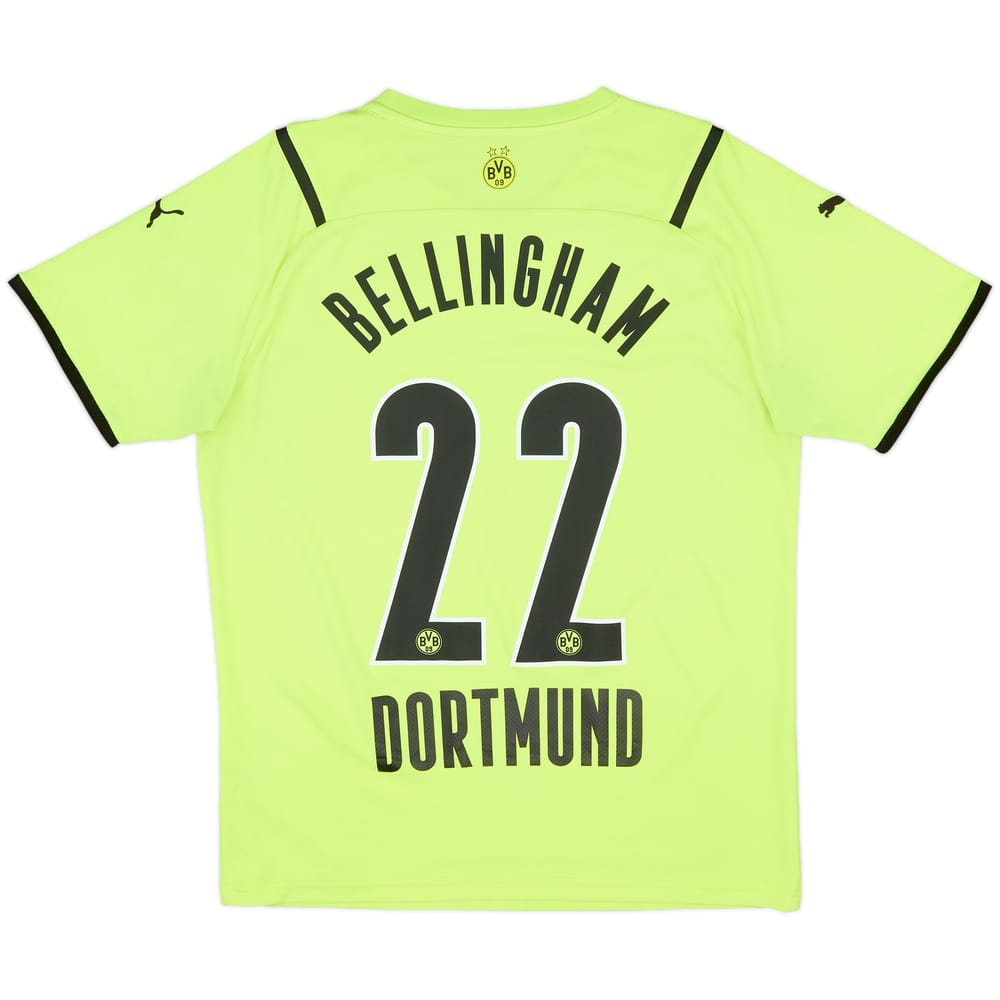 2021-22 Borussia Dortmund European Home Shirt Bellingham #22 - 8/10 - (M)