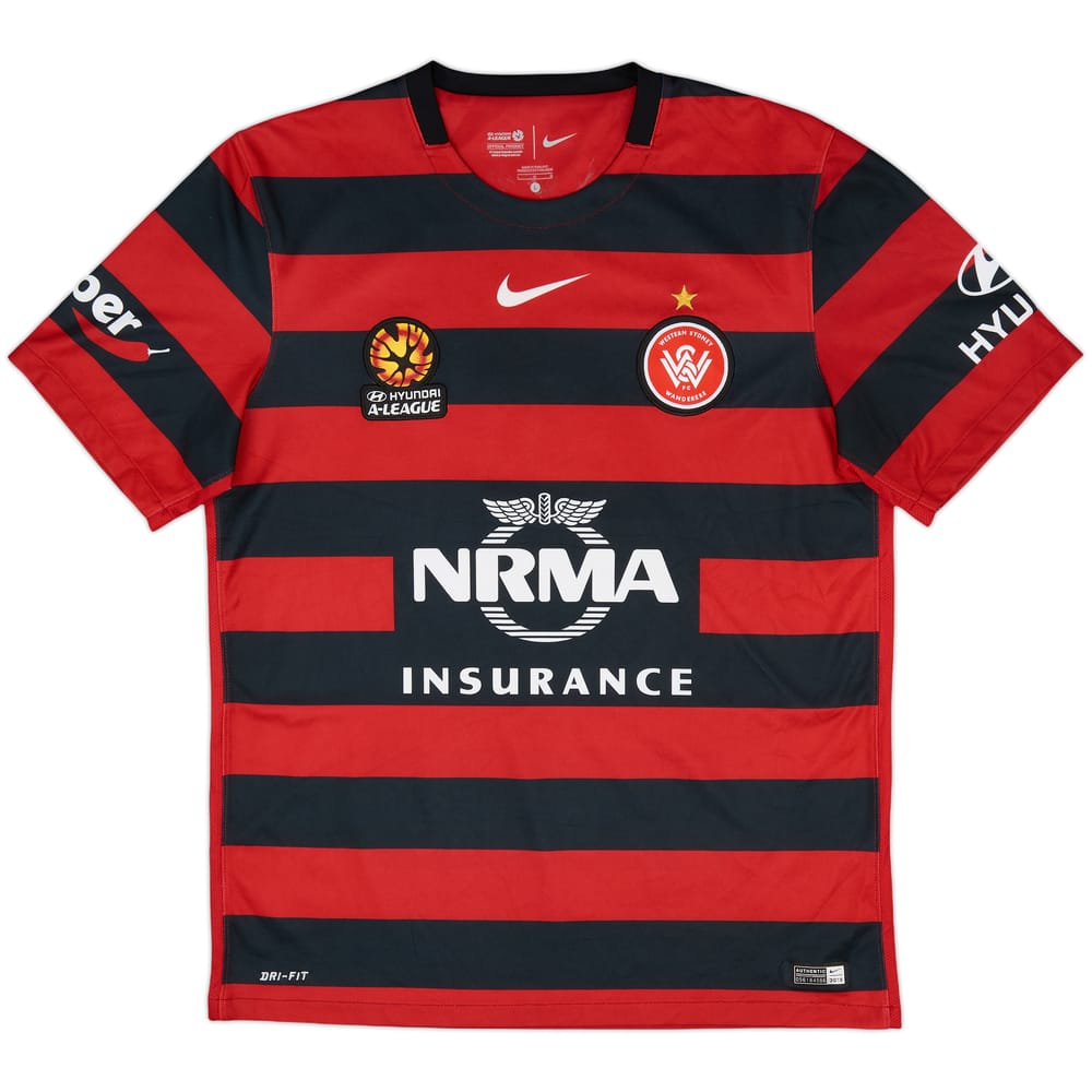 2015-16 Western Sydney Wanderers Home Shirt - 10/10 - (L)