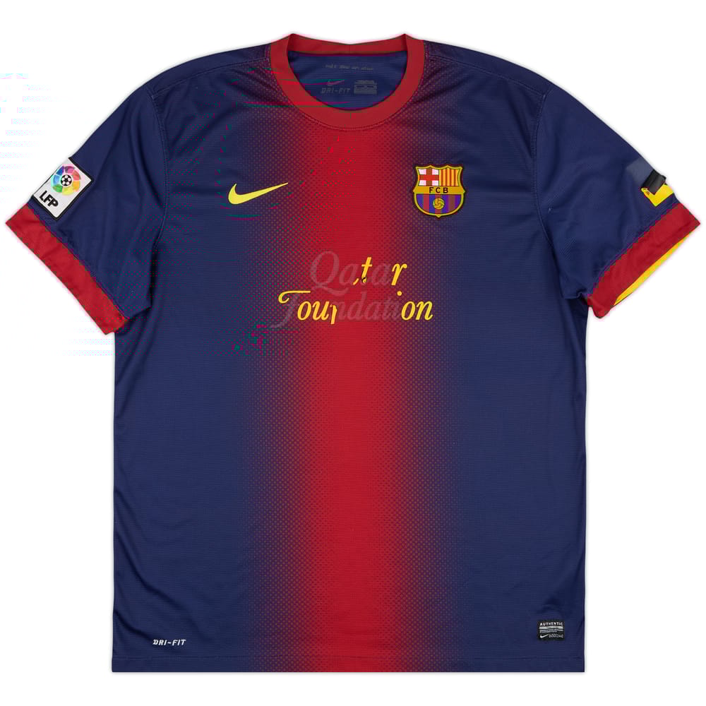 2012-13 Barcelona Home Shirt - 4/10 - (XL)