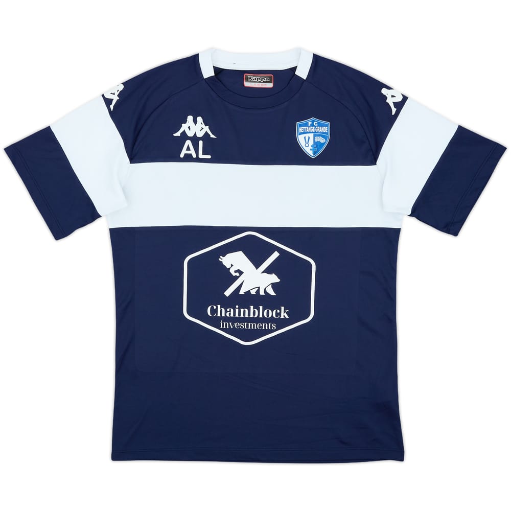 2022-23 FC Hettange-Grande Kappa Staff Issue Training Shirt AL - 9/10 - (L)
