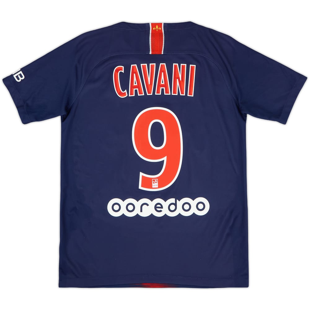 2018-19 Paris Saint-Germain Home Shirt Cavani #9 - 8/10 - (XL.Boys)