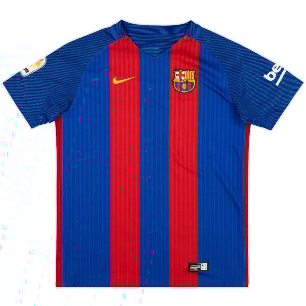 2016-17 Barcelona Home Shirt - 6/10 - (M.Boys)
