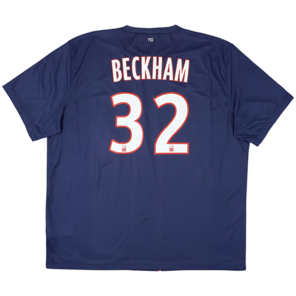 2012-13 Paris Saint-Germain Home Shirt Beckham #32 - 8/10 - (XXL)