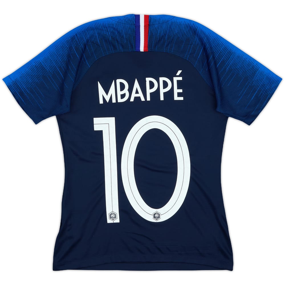 2018 France Home Shirt Mbappe #10 - 7/10 - (Women's XS)