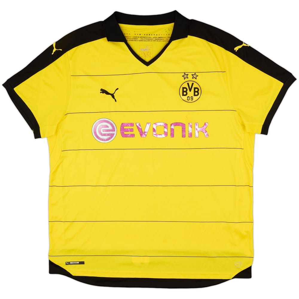 2015-16 Borussia Dortmund Home Shirt - 4/10 - (XXL)