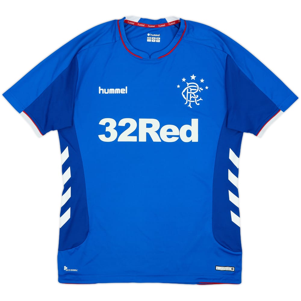 2018-19 Rangers Home Shirt - 7/10 - (L)