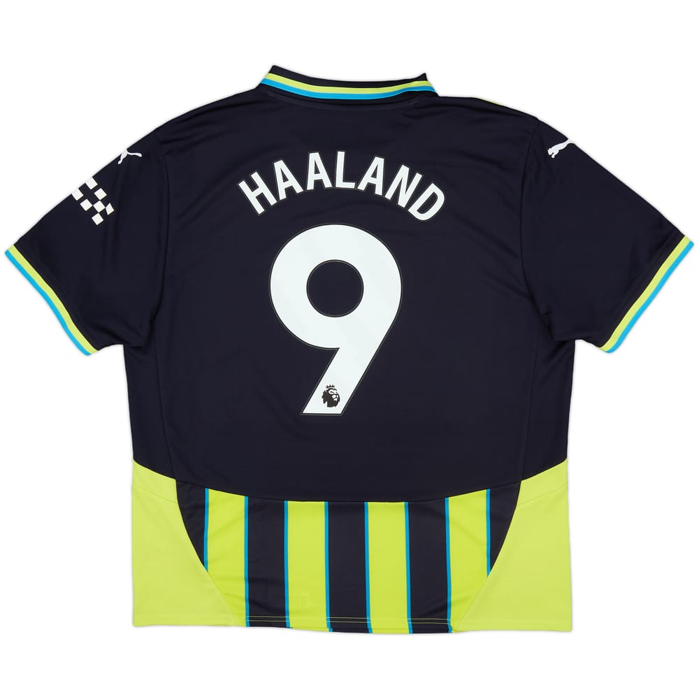 2024-25 Manchester City Away Shirt Haaland #9 - 8/10 - (XL)