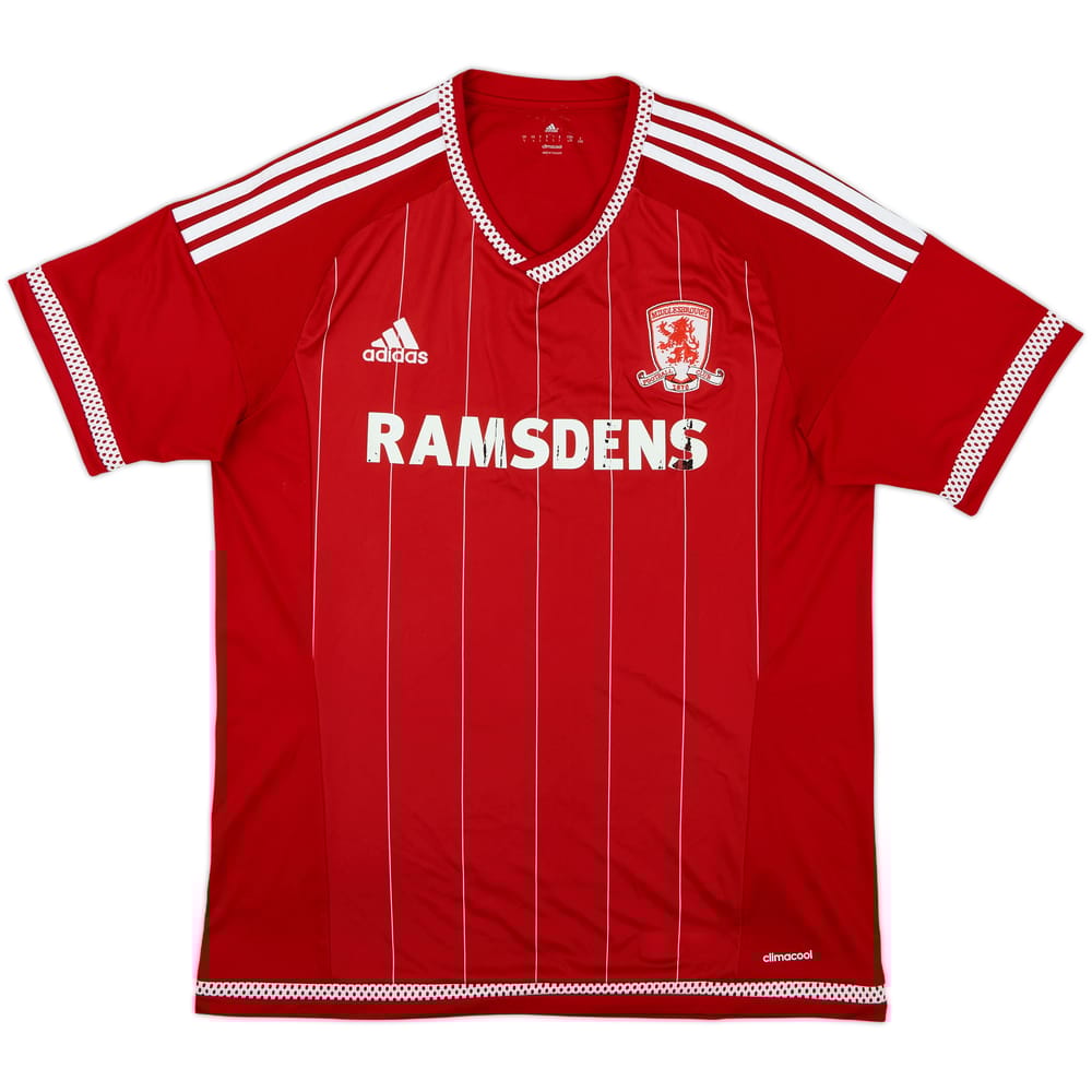2015-16 Middlesbrough Home Shirt - 4/10 - (L)