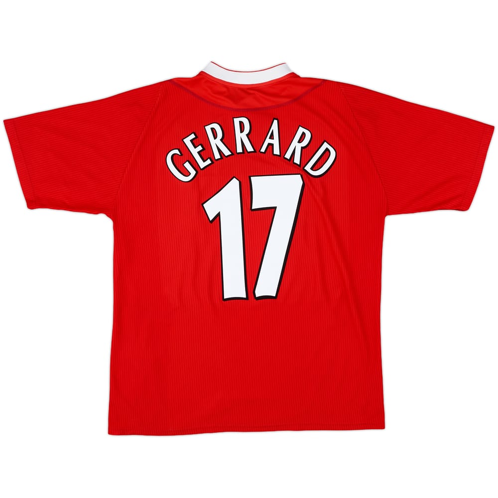 2002-04 Liverpool Home Shirt Gerrard #17 - 5/10 - (L)