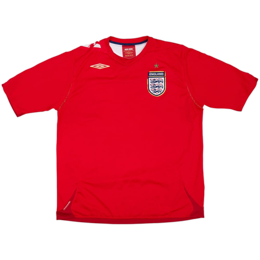 2006-08 England Away Shirt - 5/10 - (XL)