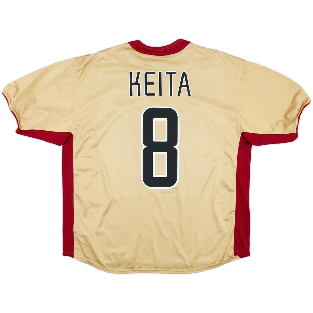 2002-03 Lens Home Shirt Keita #8 - 9/10 - (XL)