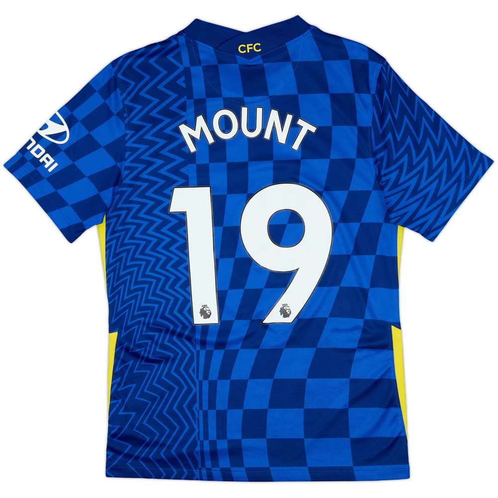 2021-22 Chelsea Home Shirt Mount #19 - 9/10 - (M)