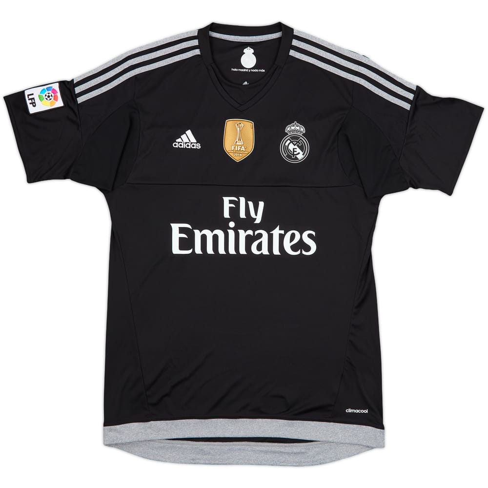 2015-16 Real Madrid GK S/S Shirt - 10/10 - (M)