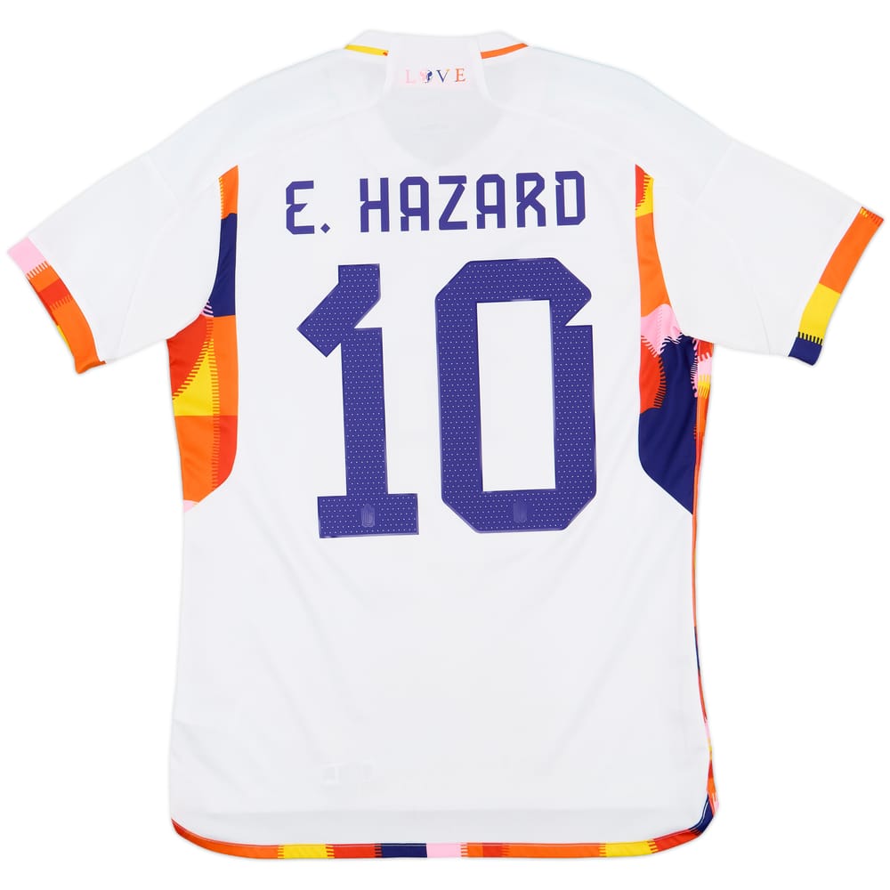 2022-23 Belgium Away Shirt E.Hazard #10 - 8/10 - (M)