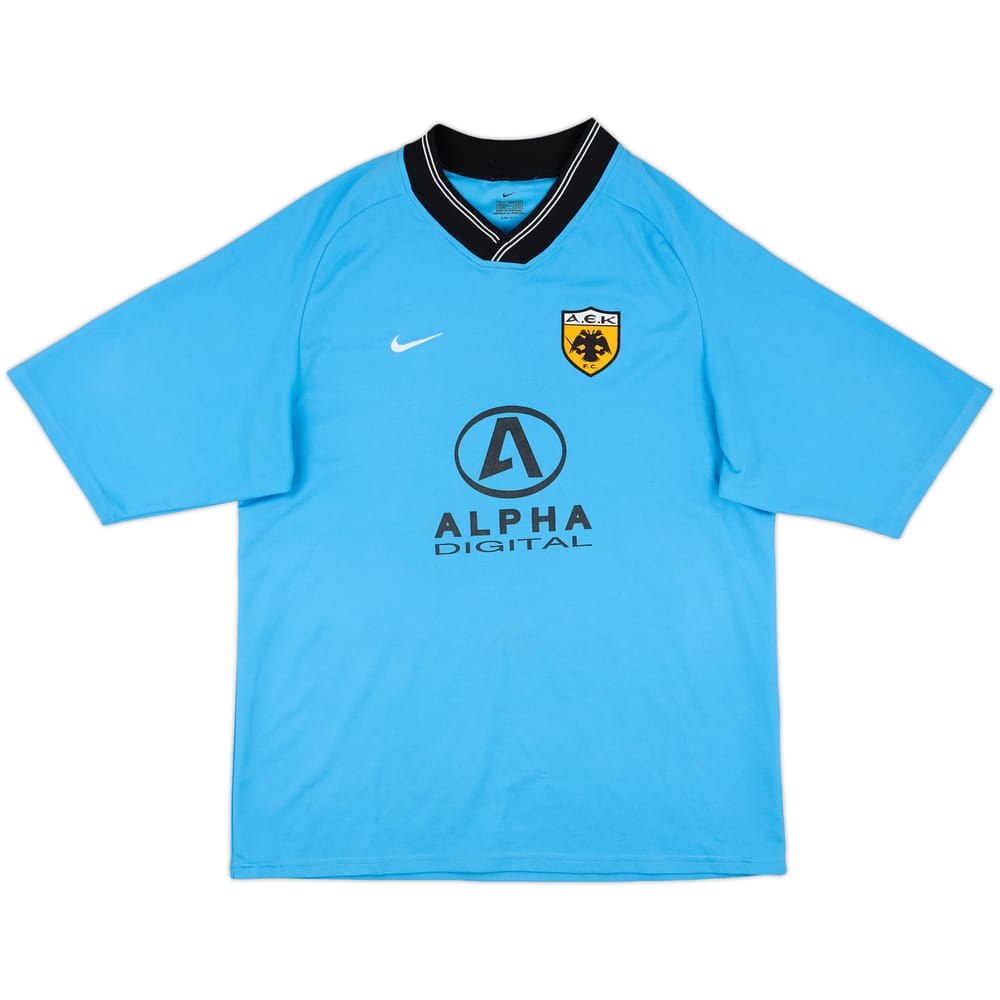 2001-02 AEK Athens Third Shirt - 8/10 - (L)