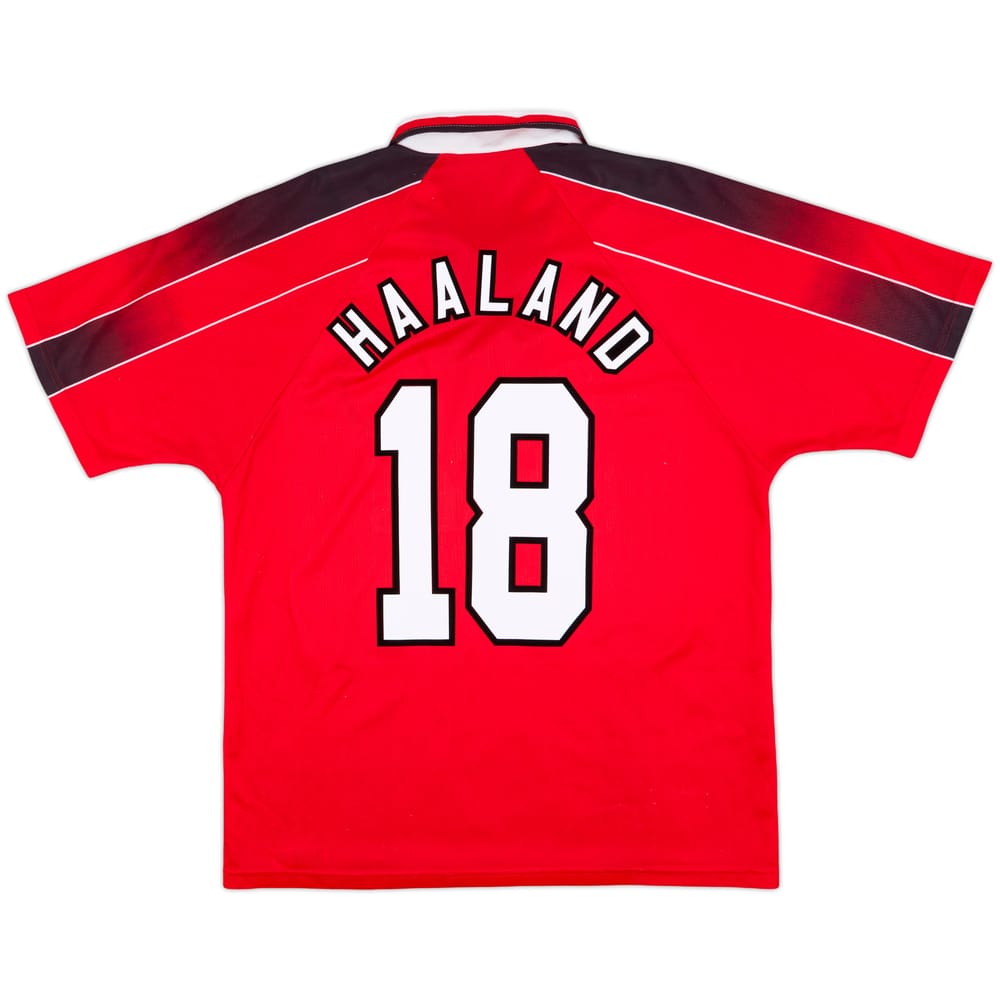1996-97 Nottingham Forest Home Shirt Haaland #18 - 9/10 - (L)