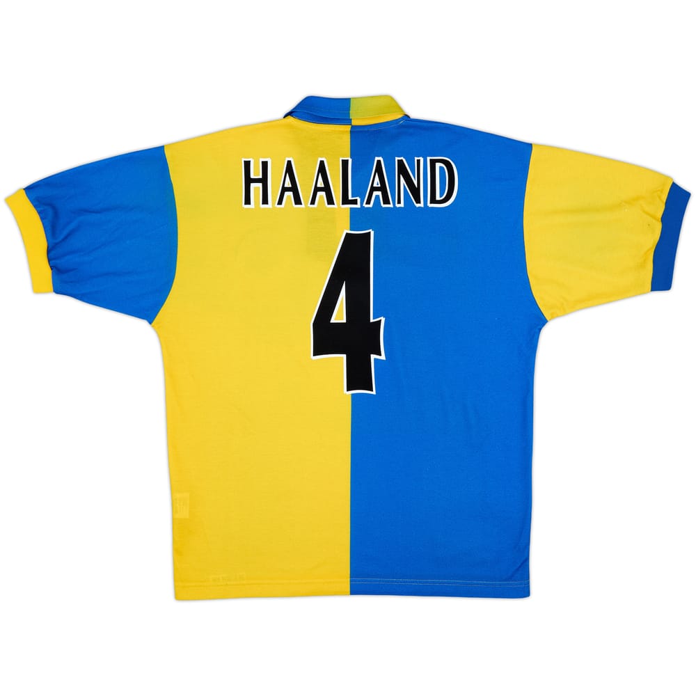 1997-99 Leeds United Away Shirt Haaland #4 - 8/10 - (M)