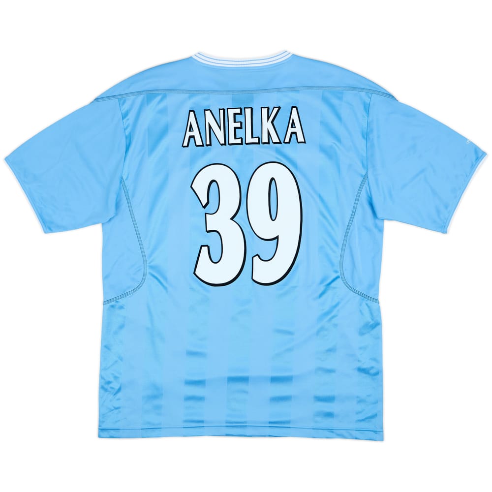 2003-04 Manchester City Home Shirt Anelka #39 - 9/10 - (L)