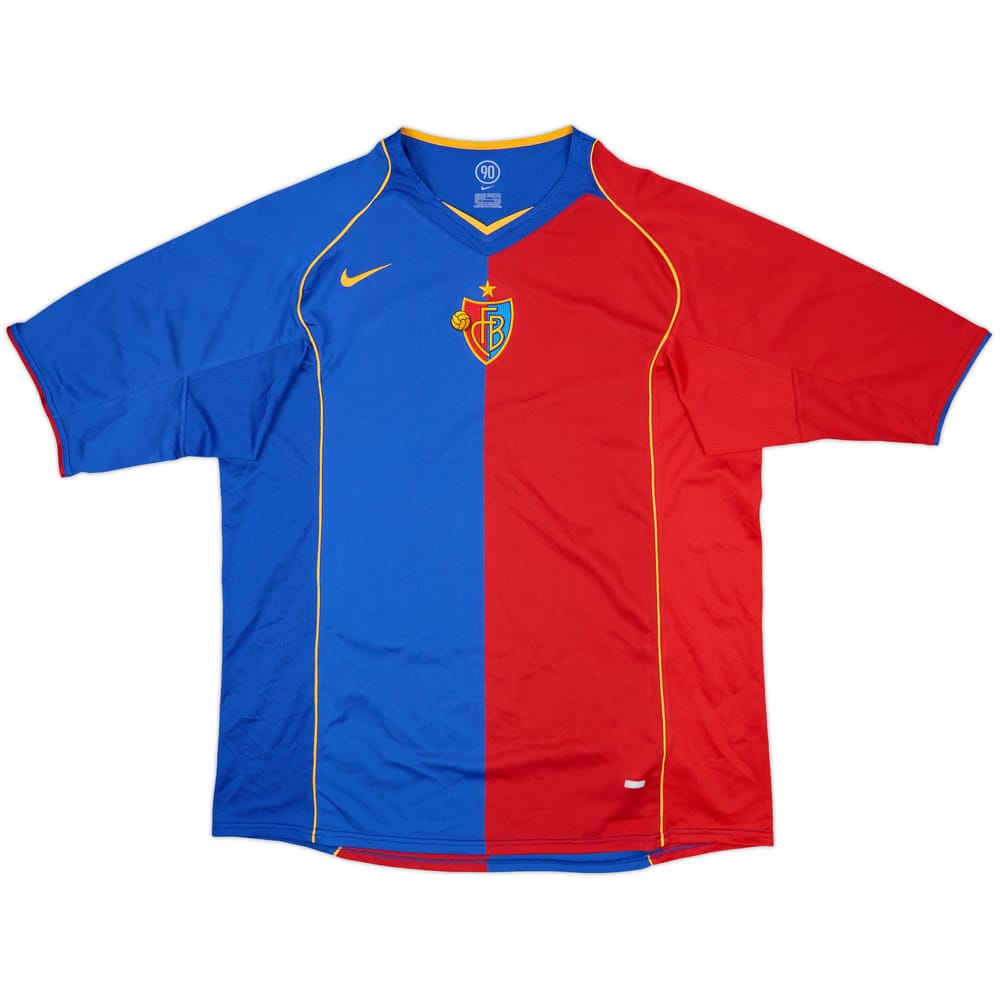 2004-05 FC Basel Home Shirt - 10/10 - (XXL)