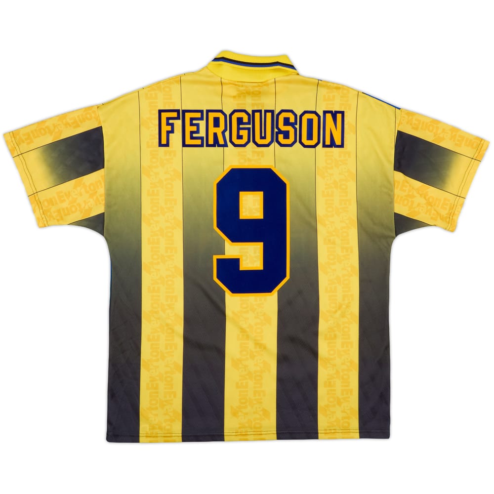 1996-98 Everton Away Shirt Ferguson #9 - 9/10 - (L)
