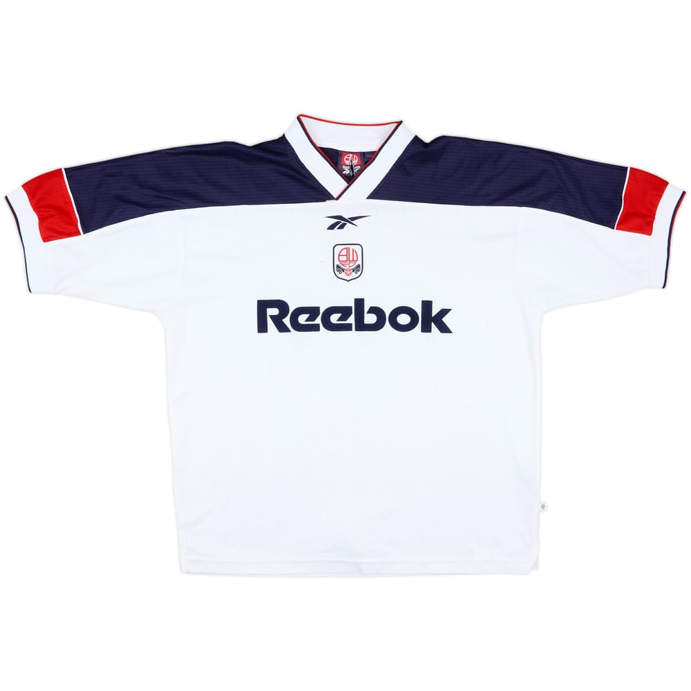 1999-01 Bolton Home Shirt - 8/10 - (L)