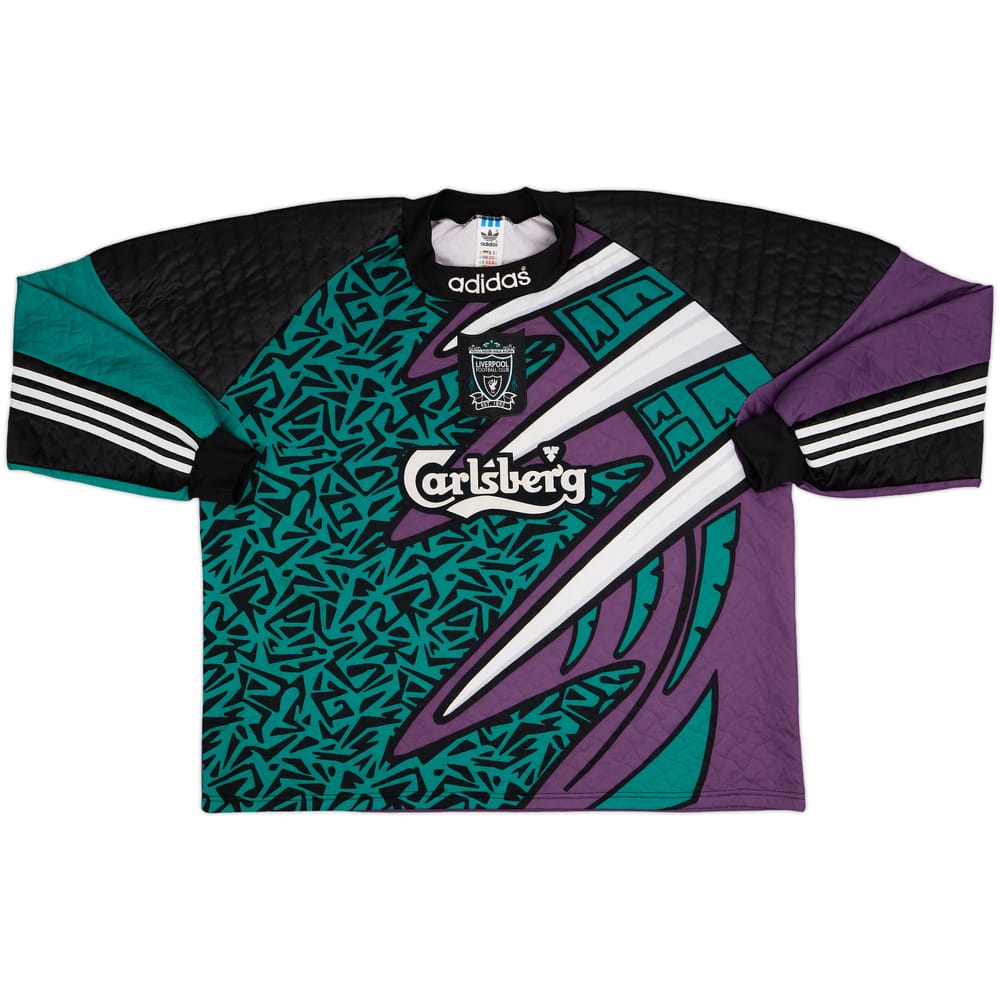 1995-96 Liverpool GK Shirt - 9/10 - (XXL)