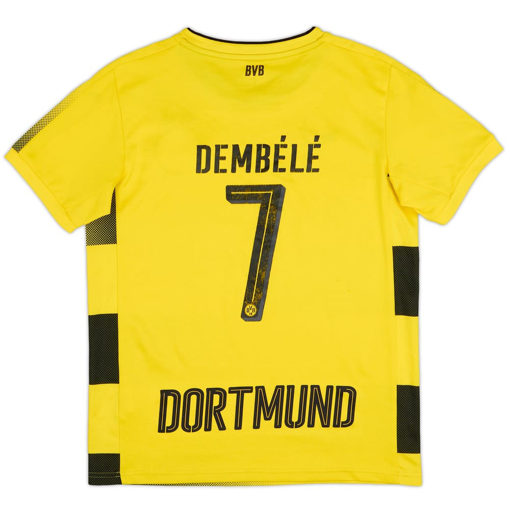 2017-18 Borussia Dortmund Home Shirt Dembele #7 - 5/10 - (L.Boys)