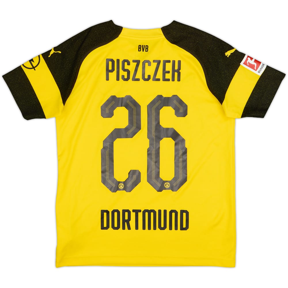2018-19 Borussia Dortmund Home Shirt Piszczek #26 - 7/10 - (L.Boys)
