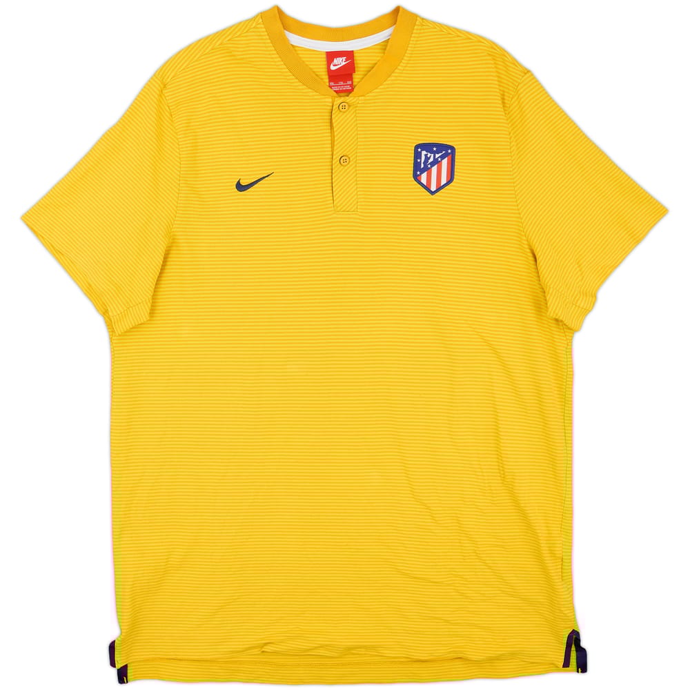 2017-18 Atletico Madrid Nike Polo Shirt - 9/10 - (XXL)