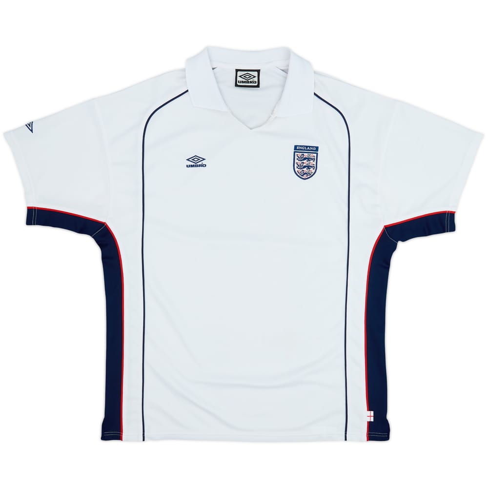 2000-02 England Umbro Polo Shirt - 7/10 - (XL)