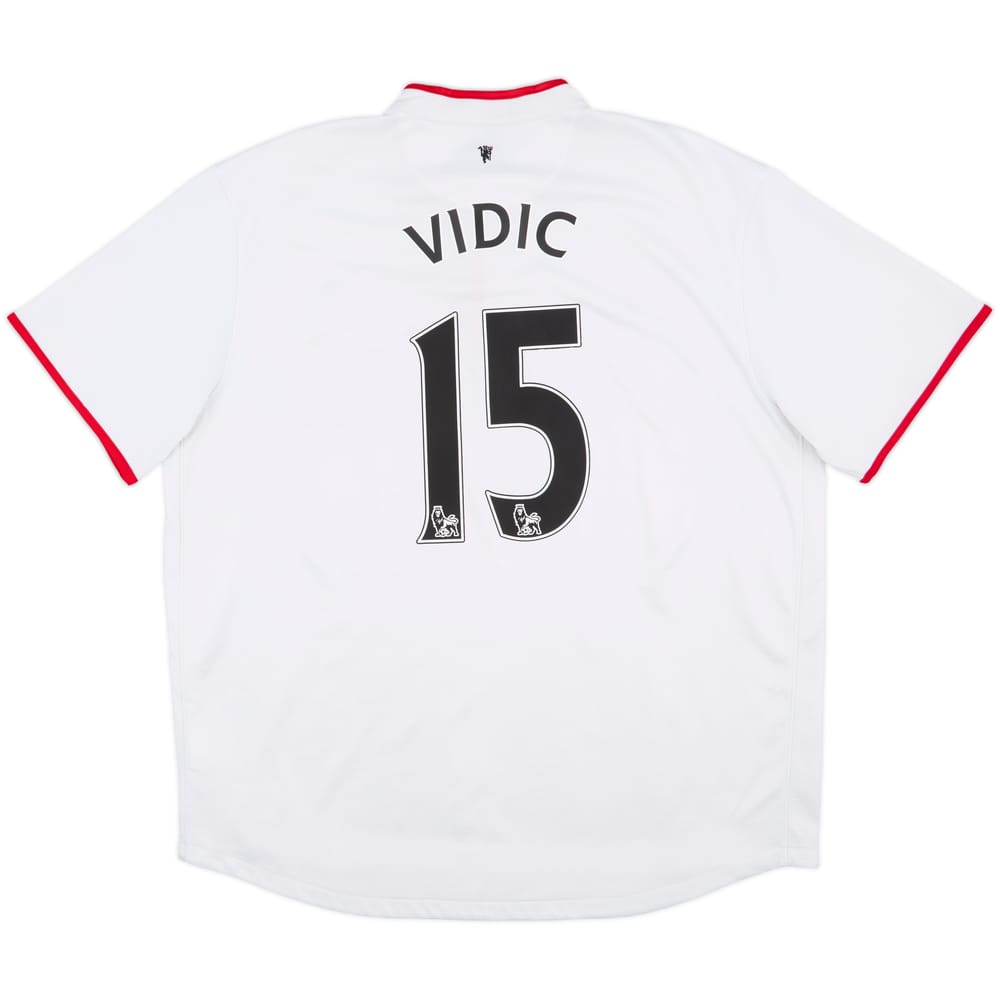 2012-14 Manchester United Away Shirt Vidic #15 - 7/10 - (XXL)