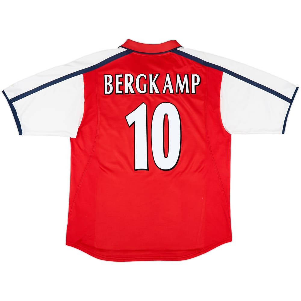 2000-02 Arsenal Home Shirt Bergkamp #10 - 8/10 - (XL)