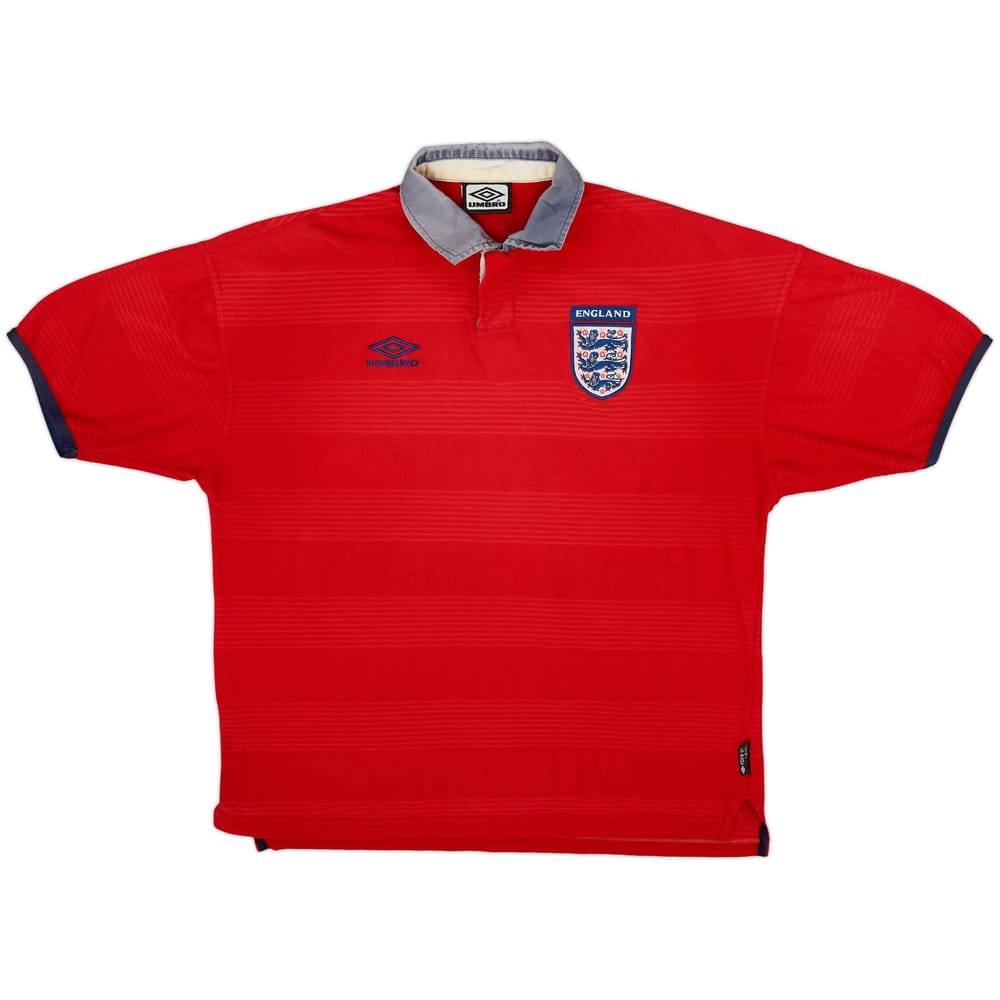 1999-01 England Away Shirt - 5/10 - (XL)