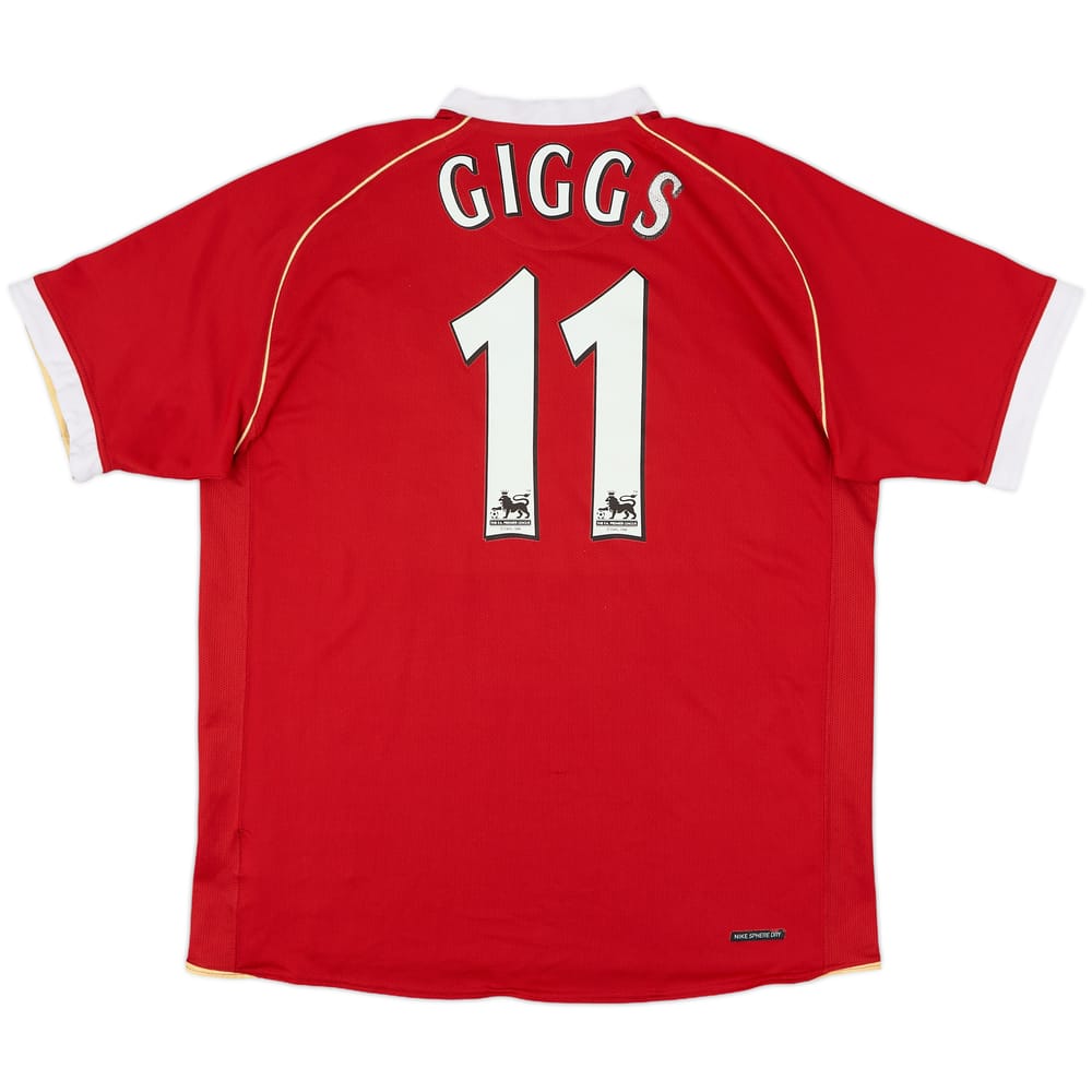 2006-07 Manchester United Home Shirt Giggs #11 - 6/10 - (L)