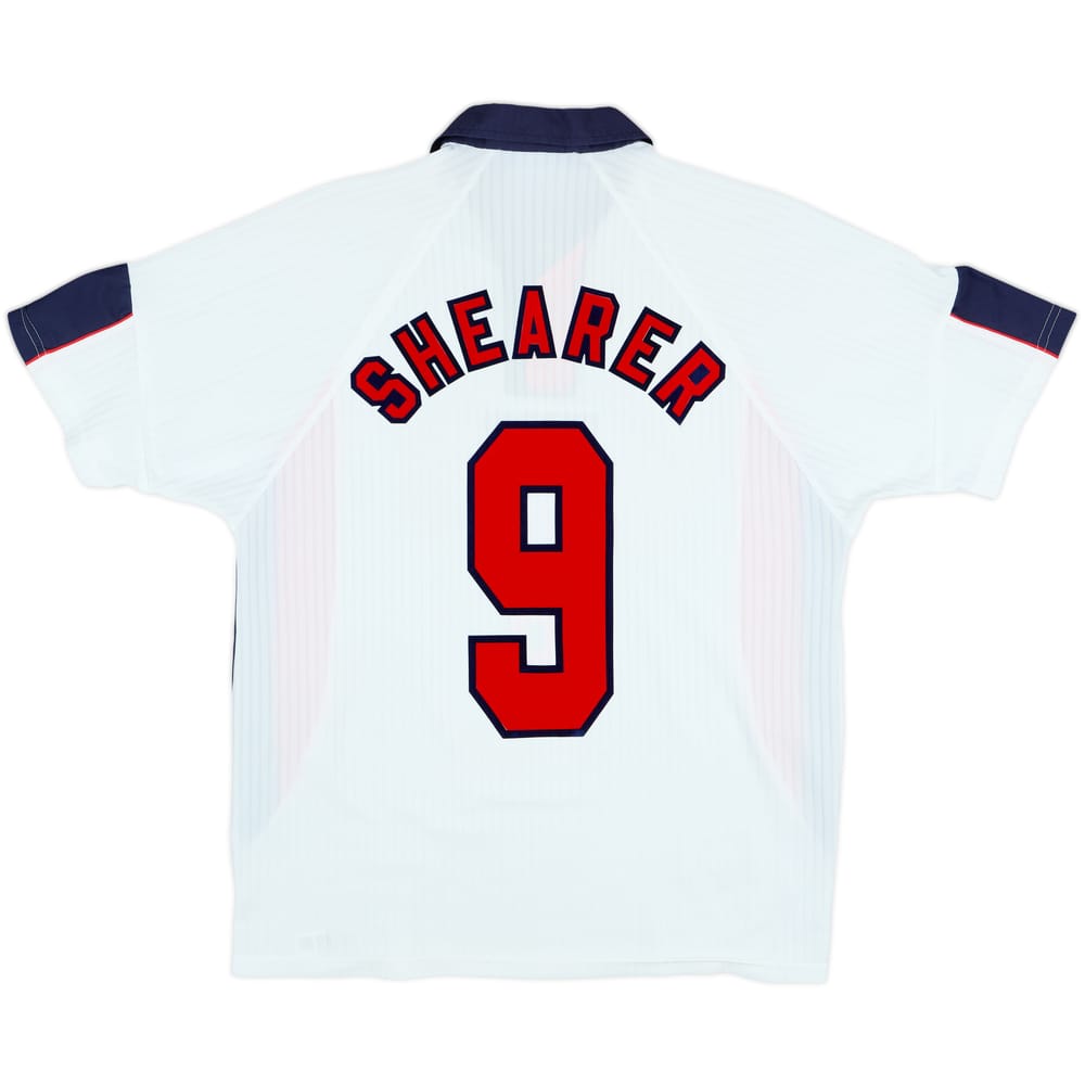 1997-99 England Home Shirt Shearer #9 - 5/10 - (M)